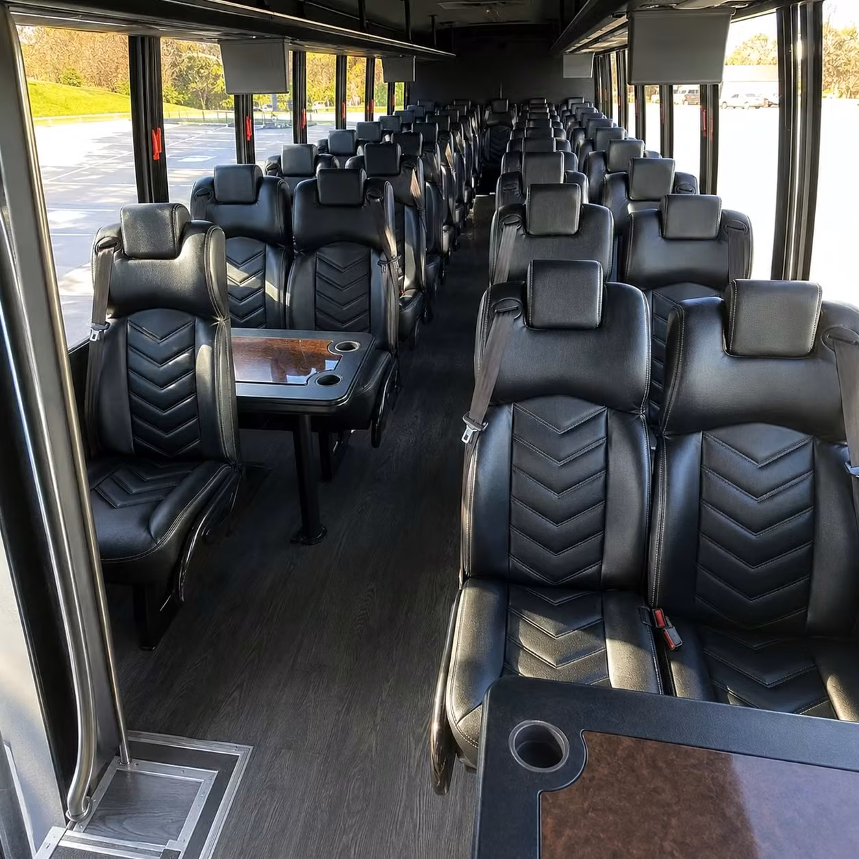 28 passenger minibus interior